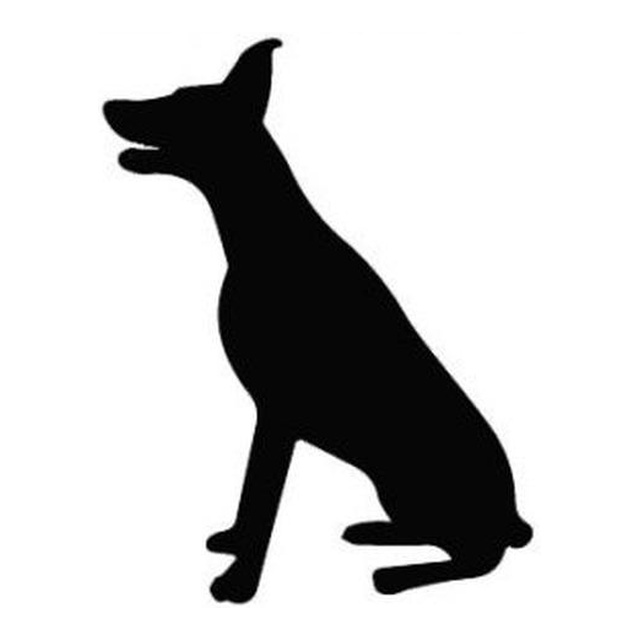 Doberman Pinscher (Sitting Watch)