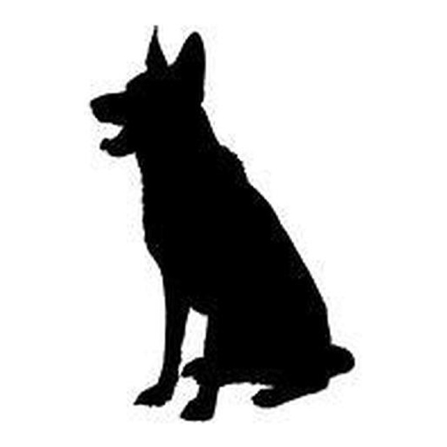German Shepherd (Sitting Watch)