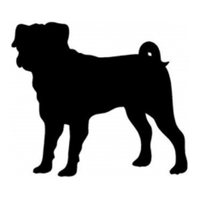 Pug (Cheerful Stance)